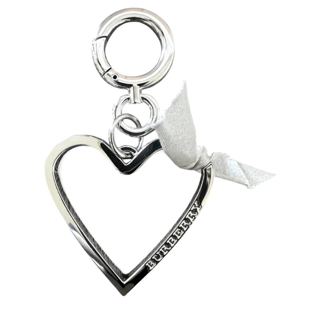 Burberry Heart purse charm